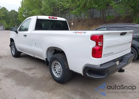 2025 Chevrolet Silverado 1500 4Wd Long Bed Wt z USA, uszkodzony, nr VIN 3GCNKAED0SG137536